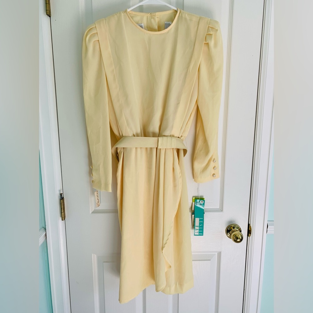 AMAZING deadstock Leslie Fay Petites vintage dress NWT
